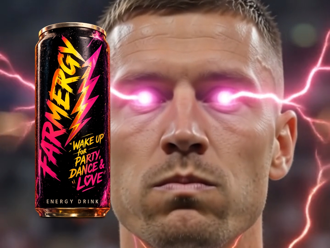 Fussballer mit Power